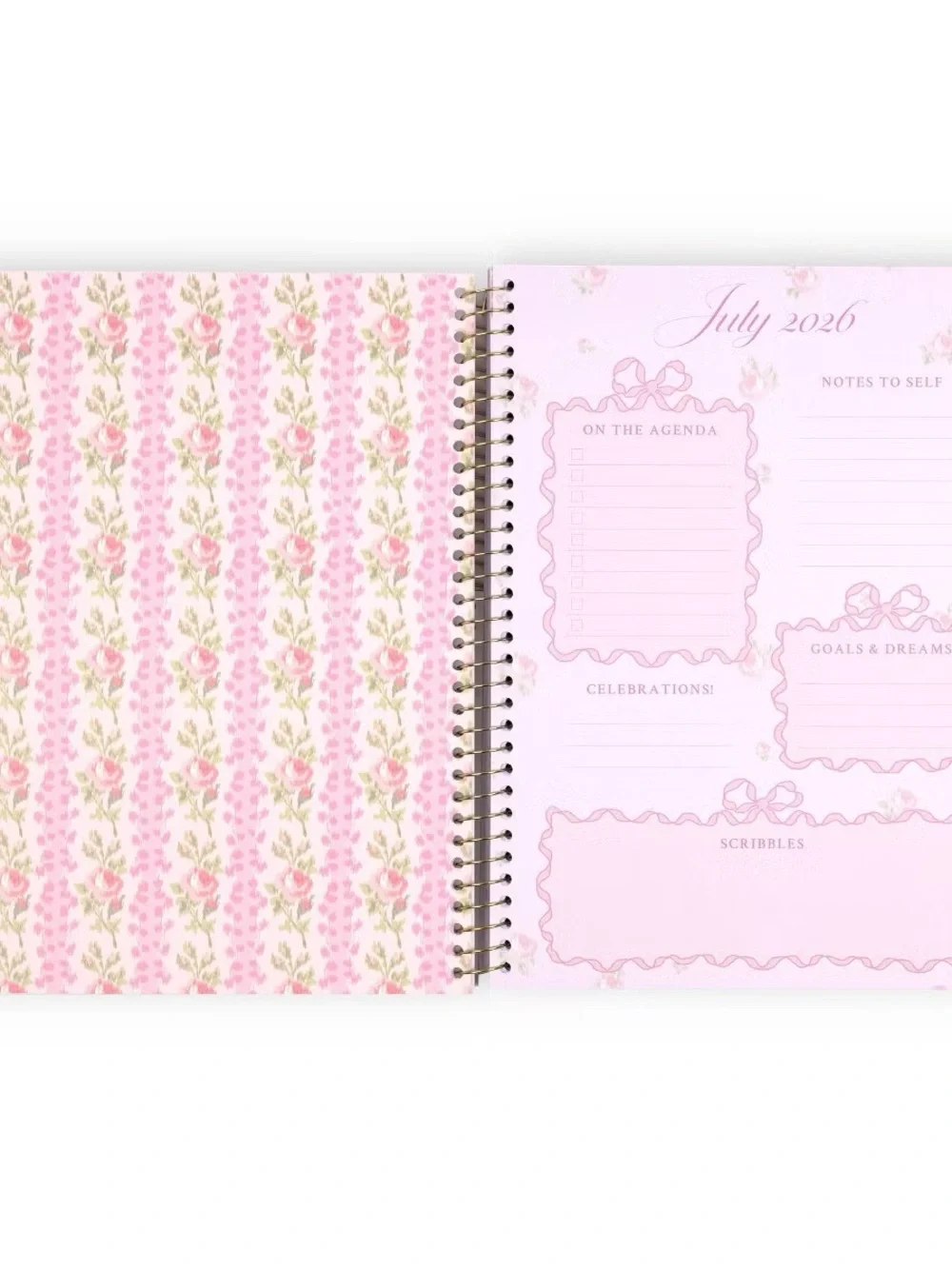 LoveShackFancy Target Yoobi Weekly Monthly Planner Ribbon Rose Sterling Teacher